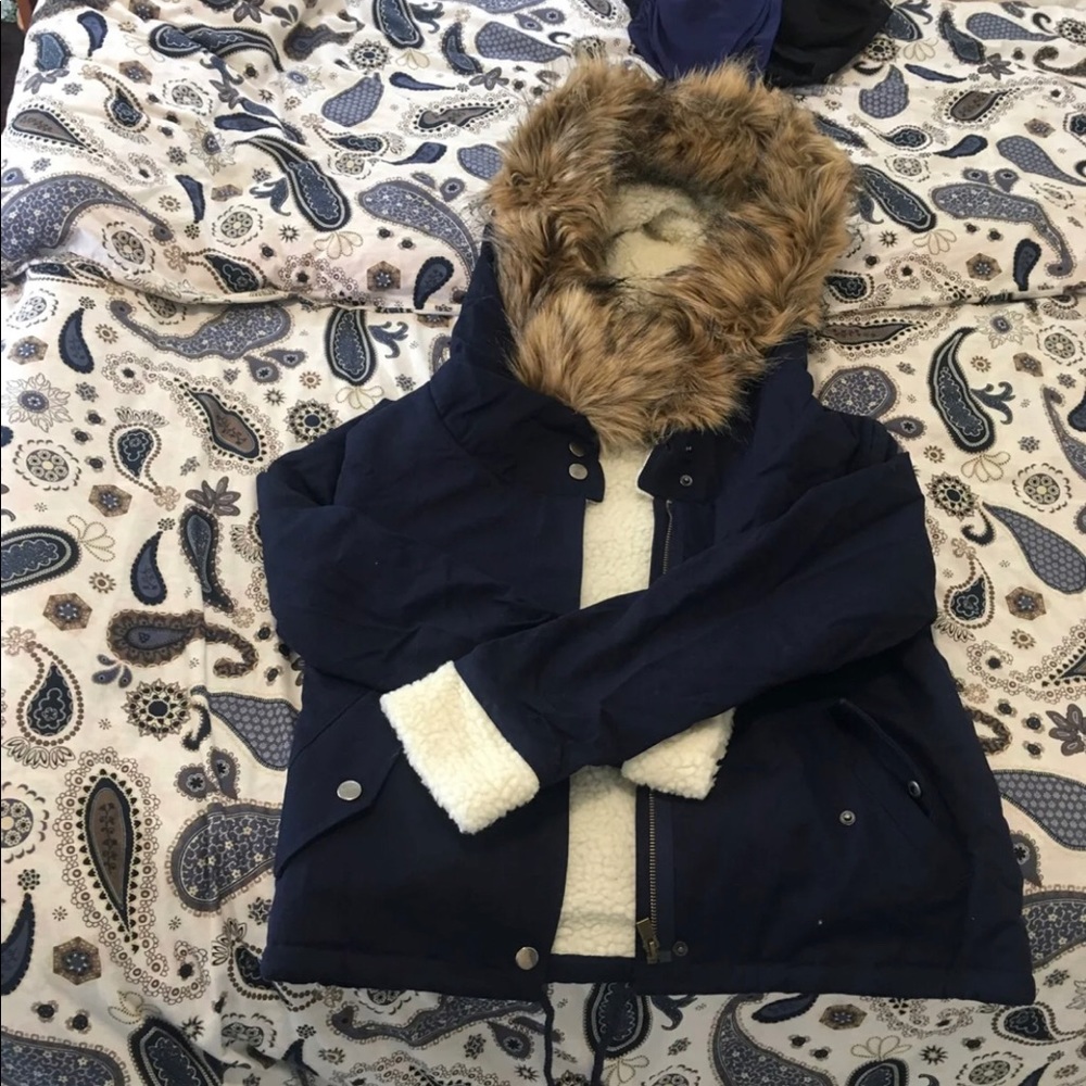 Faux Shearling / Faux Fur Jacket